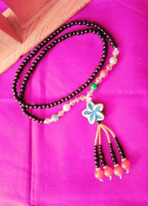 Cystal Mani Long Mala Premium Quality