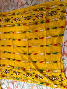 Printed Yellow Suit Along With Dupatta