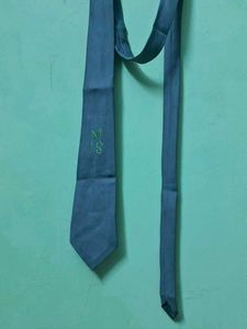 Stylish Grey Tie with Initials💙