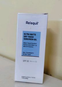 Re'equil Drytouch Ultramatte Sunscreen