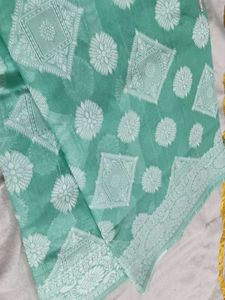 Elegant Green Saree