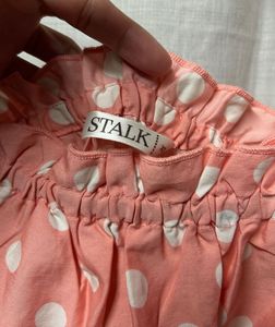 Cute Polka Dot Crop Top