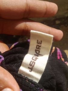 Floral Print Cropped Tee