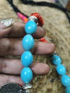 Original Vintage Afghani Long Tribal Neckpiece