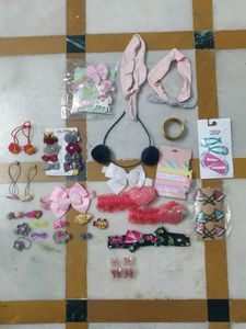 Combo Hair Clips + Bands