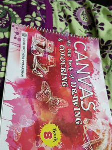 Canvas Drawing Activity Book
