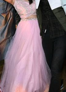 Pink Embellished Lehenga Choli