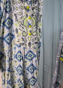 Pure cotton 3 piece printed Kurta set