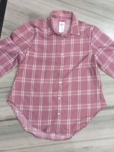 Pink Checked Shirt
