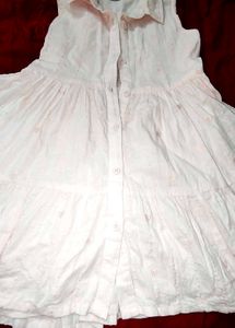 Flared Cotton Frock Dress