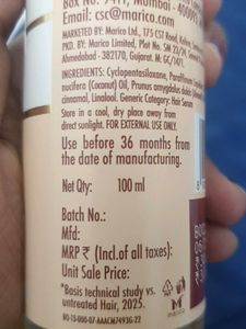 Parachute Radiant Shine Hair Serum