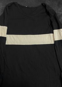Black &amp; White Long Sleeve