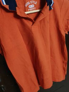 Orange Polo Shirt - Casual Style
