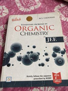 Organic Chemistry JEE Book by M.S. Chouhan