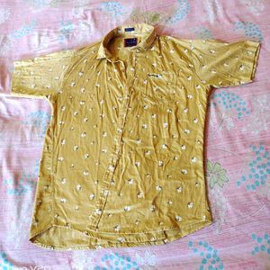 Floral Print Button-Down Shirt