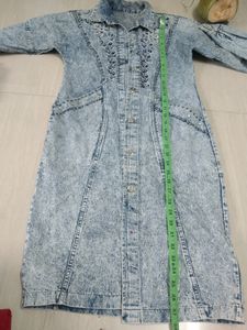 Jeans long top/ Shrug/Jacket -3 in 1