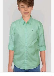 Stylish Allen Solly Junior Mint Green Shirt