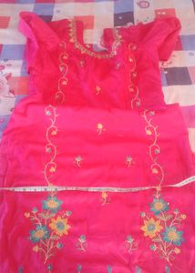 Amazing Fully Stitched Punjabi Suit With Net Dupat