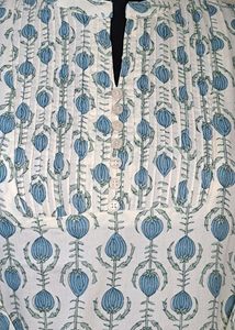 Brand New Short Kurti- Cream Colour