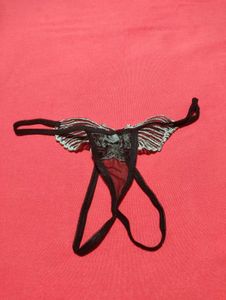 Butterfly Thong Size L