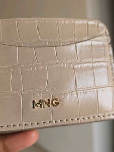 MANGO Croc Effect Card Holder
