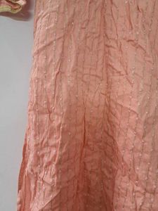 Peach 3pc Kurta Set