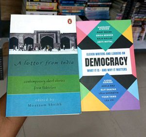 Book Bundle: 'Letter from India' & 'Democracy'