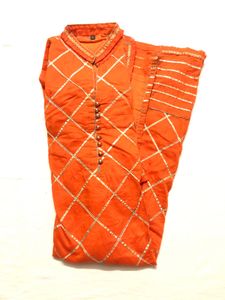 Orange Party Wear
