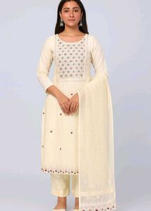 Elegant Embroidered Dress Material