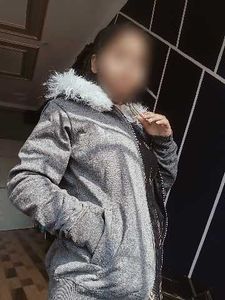 Gray Fur Hooded Jacket