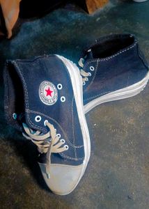 Blue High Top Sneakers