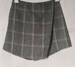 Cute Korean Plaid Skort