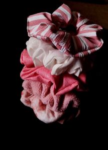Pink Scrunchie Set