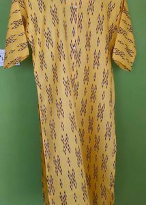 Ikkat Cotton Kurti New With Tag