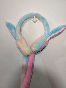 Pastel Tie Dye Bunny Earmuffs