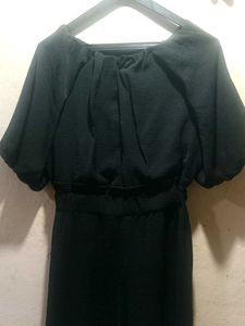 Black Jumpsuit - Relaxed Fit