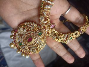 Peacock Ruby Necklace! 😍💗