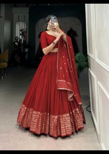 Red Lehenga Choli Set
