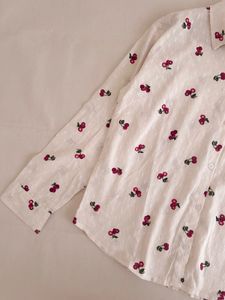 CHERRY SHIRT 100% COTTON