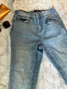 Light Blue Skinny Fit Jeans