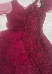 Party Wear Gowan For Girls Size:34