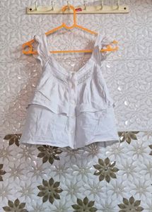 Flutter Sleeve Bottom Up Button Top 👚 👌