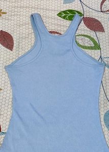 KOOVS Light Blue Bodycon Dress