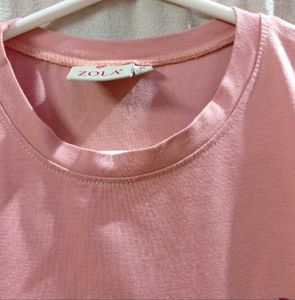 Cute Pink Cotton T-Shirt – Soft, Stylish &amp; Comfy
