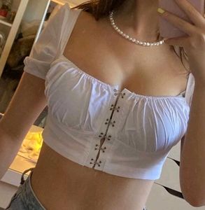 SHEIN white Blouse Top