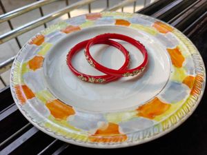 Red Bangles (Set of 2)