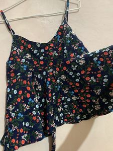 Cute Little Strappy Peplum Top