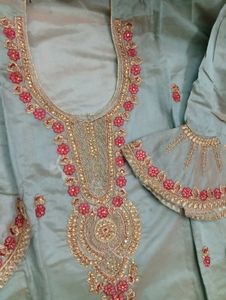 Elegant Embroidered garara suit