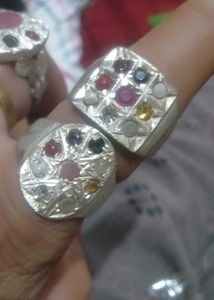 Pic Annie One Maharaja Style  Silver Colour Ring