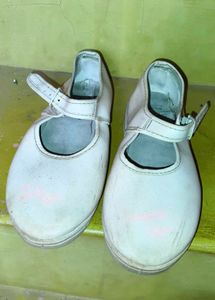 Vintage White Mary Jane Shoes